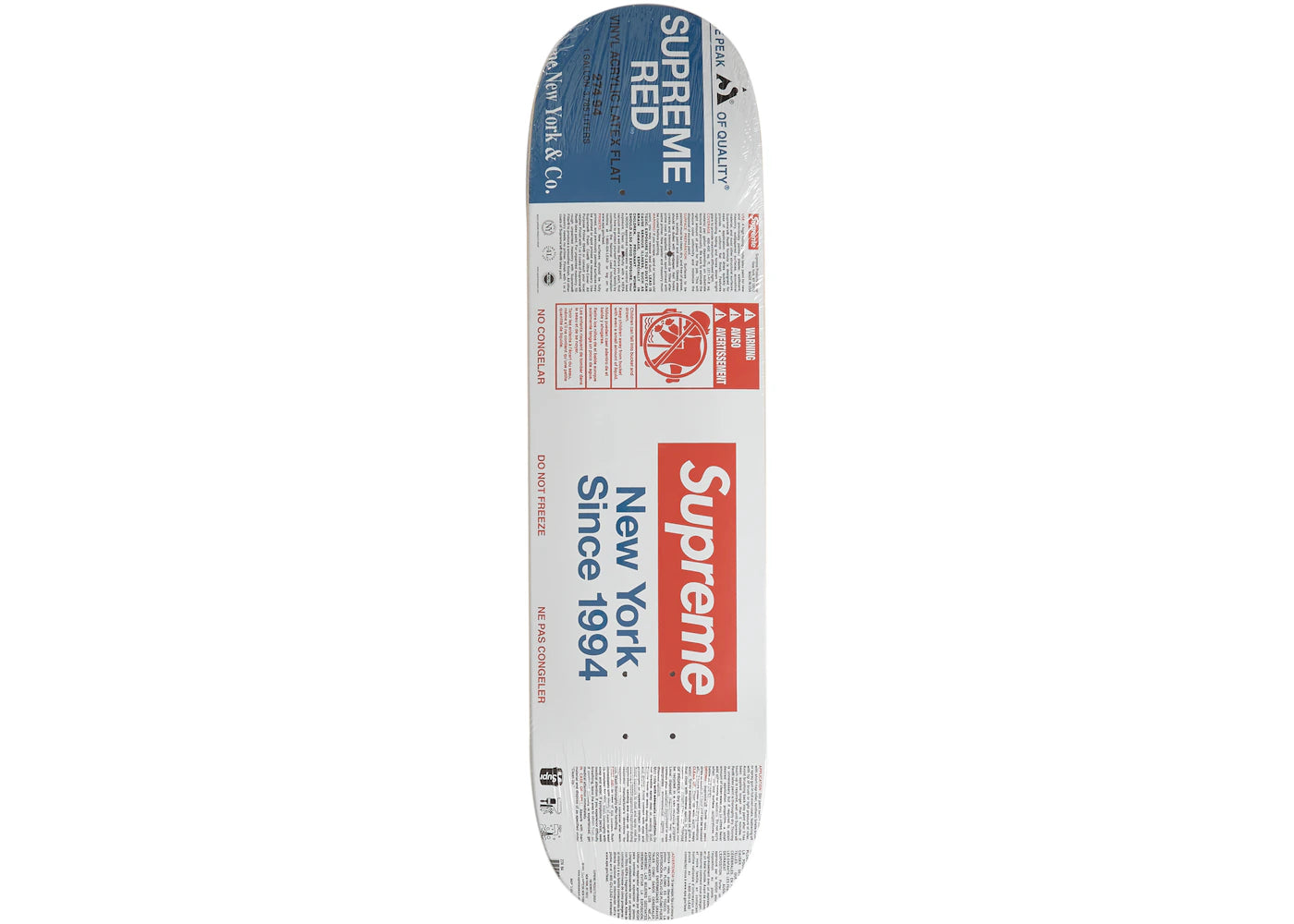Supreme Paint Skateboard Deck White -1
