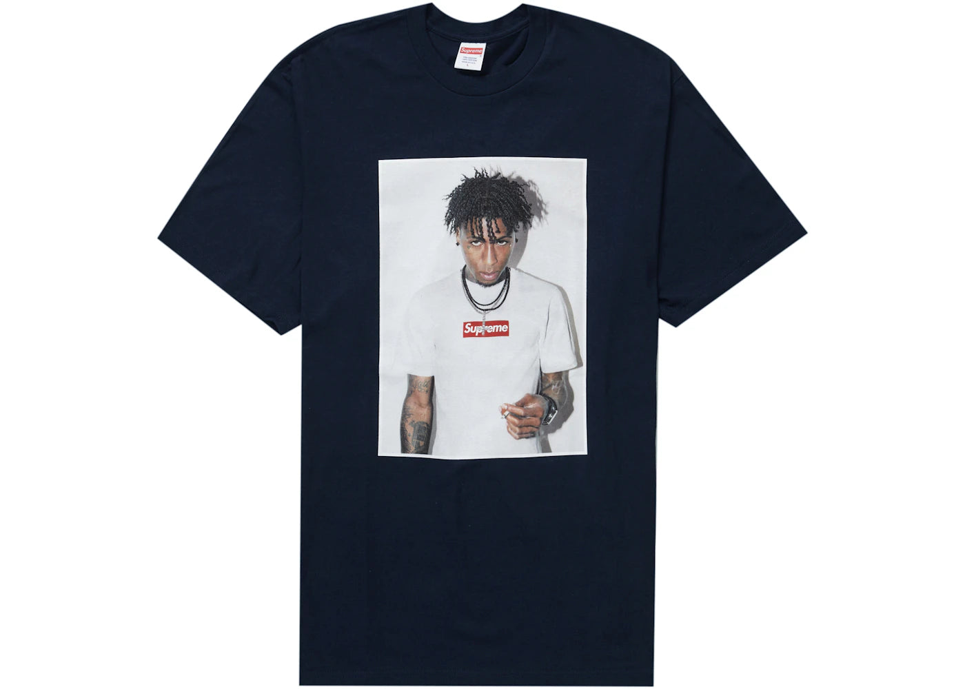 Supreme NBA Youngboy Tee Navy -1