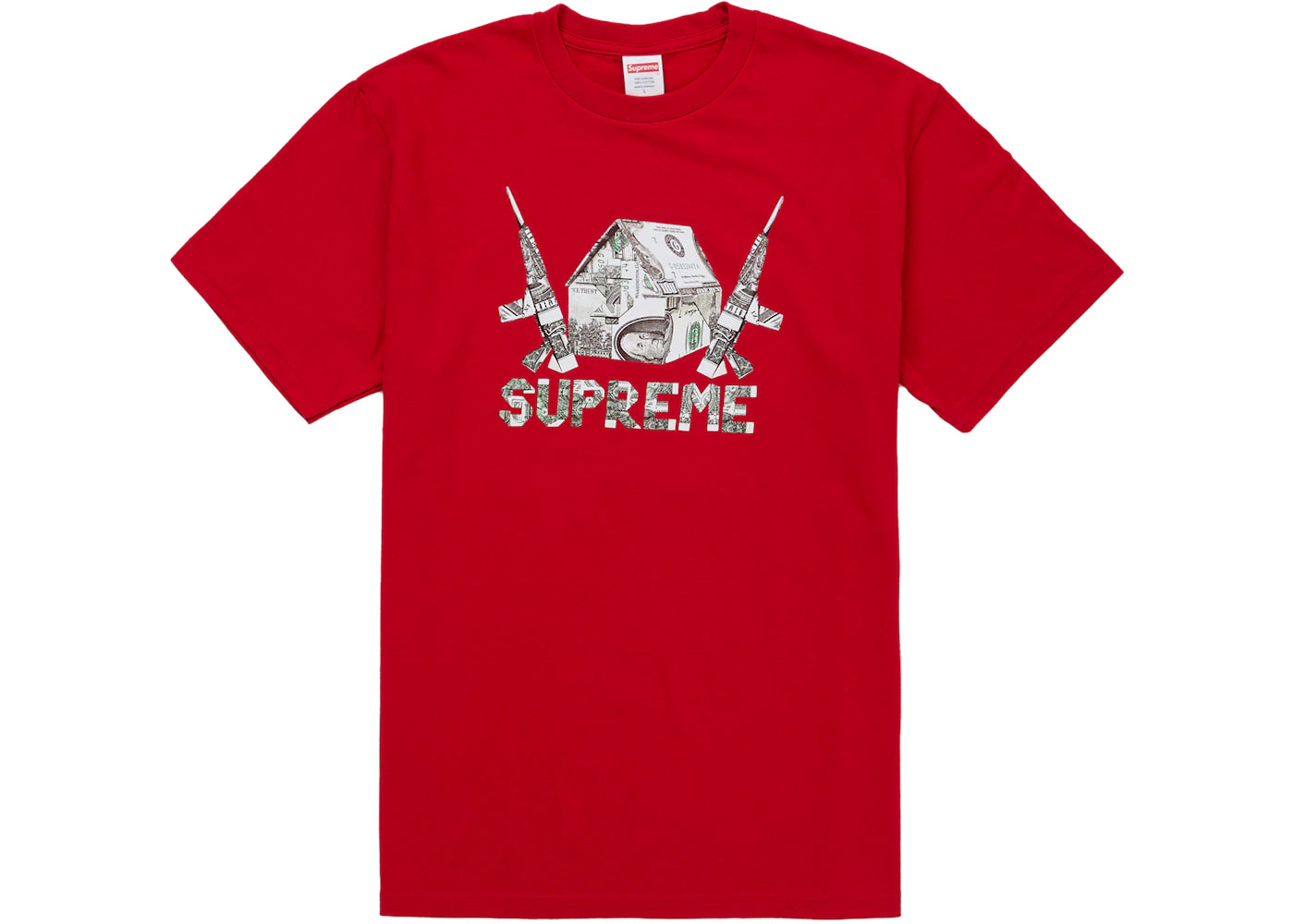 Supreme Origami Tee Red -1