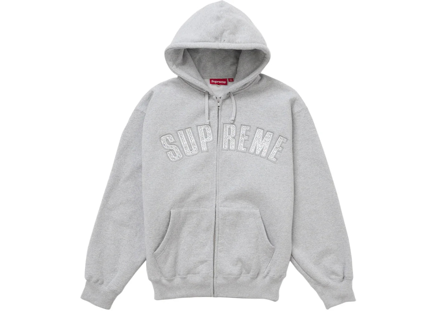 Supreme b.b. Simon Zip Up Hooded Sweatshirt Heather Grey -1