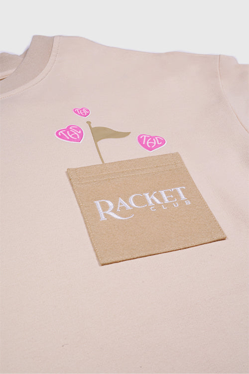 The Hideout Clothing - Racket Club Oversized Pocket Tee