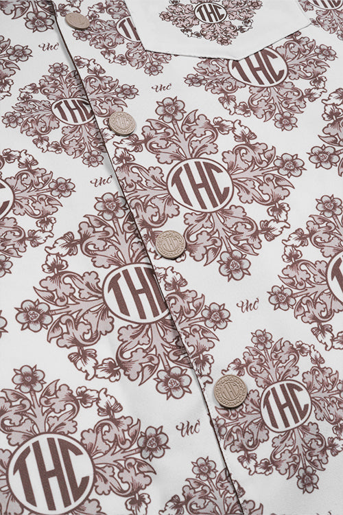 The Hideout Clothing - Baroque Pattern Oversized Shirt