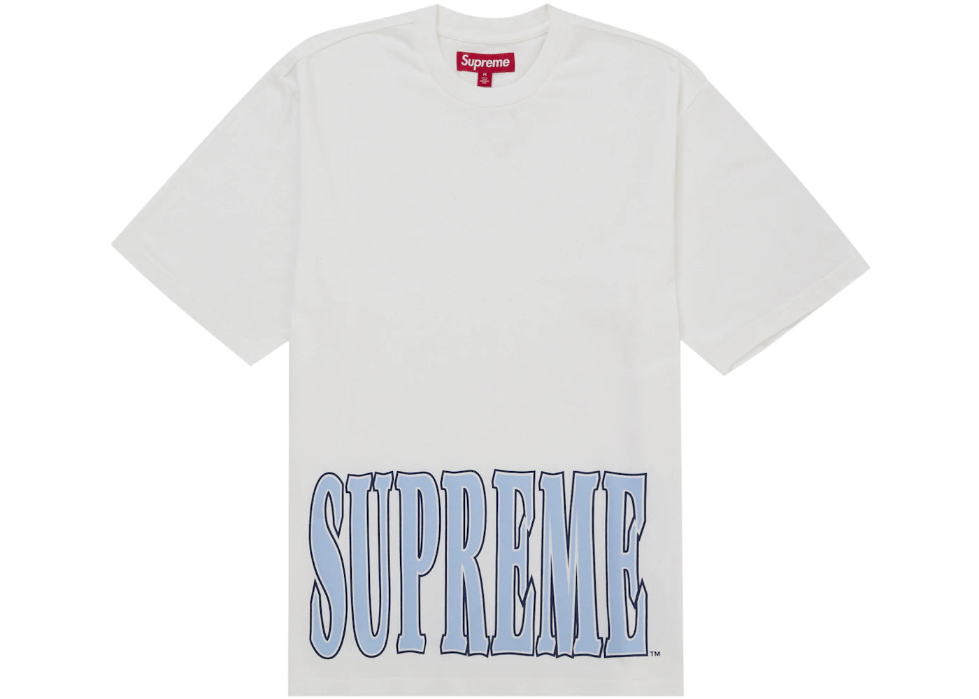 Supreme Cracked Stretch S/S Top White -1