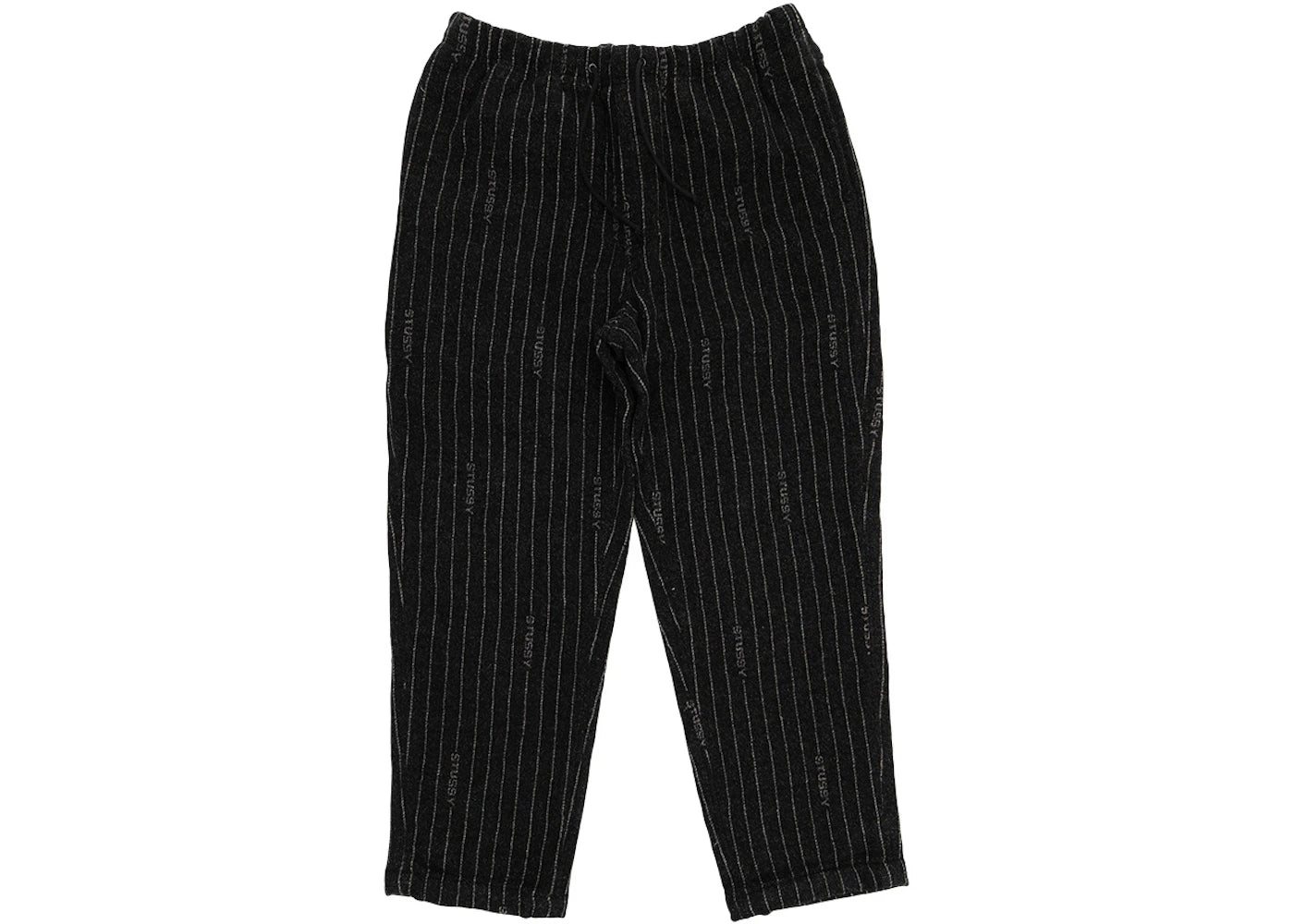 Nike x Stussy Striped Wool Pants Black -1