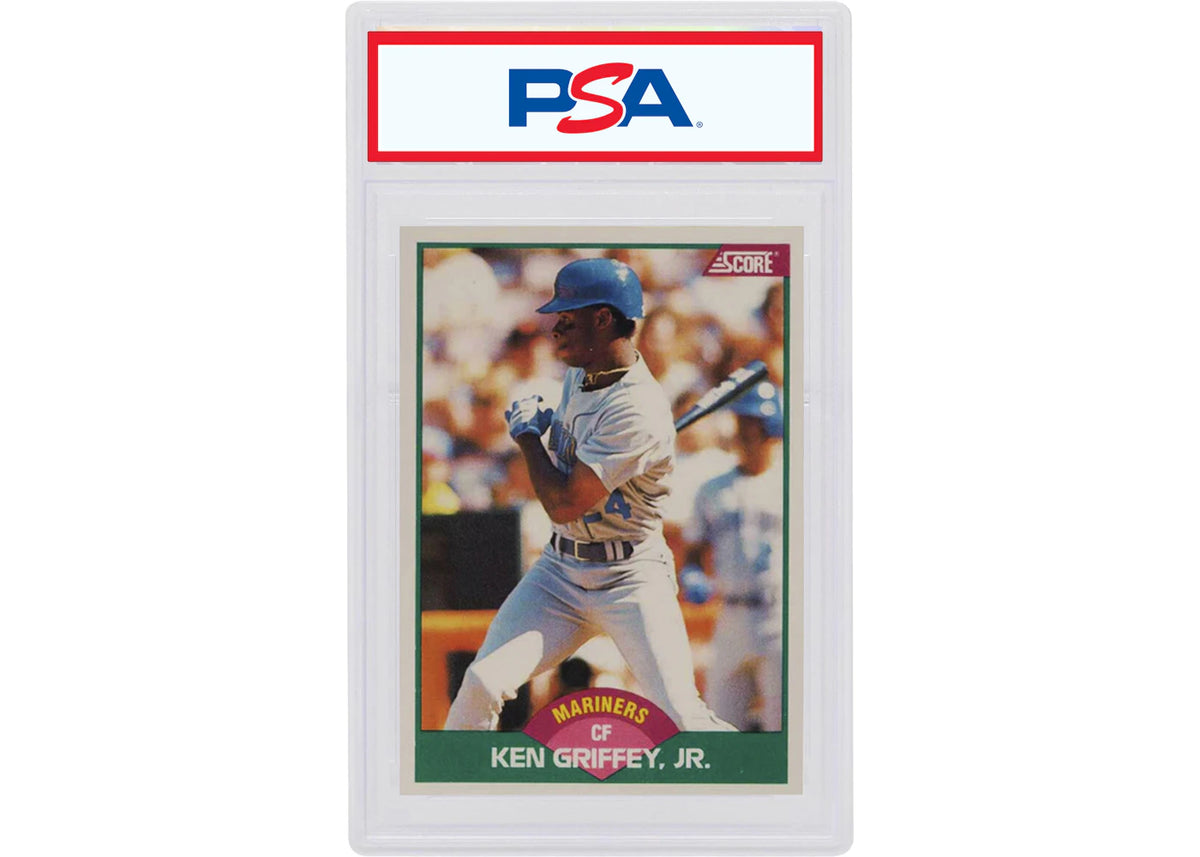 Ken Griffey Jr. 1989 Score Traded Rookie #100T (PSA Graded) -1