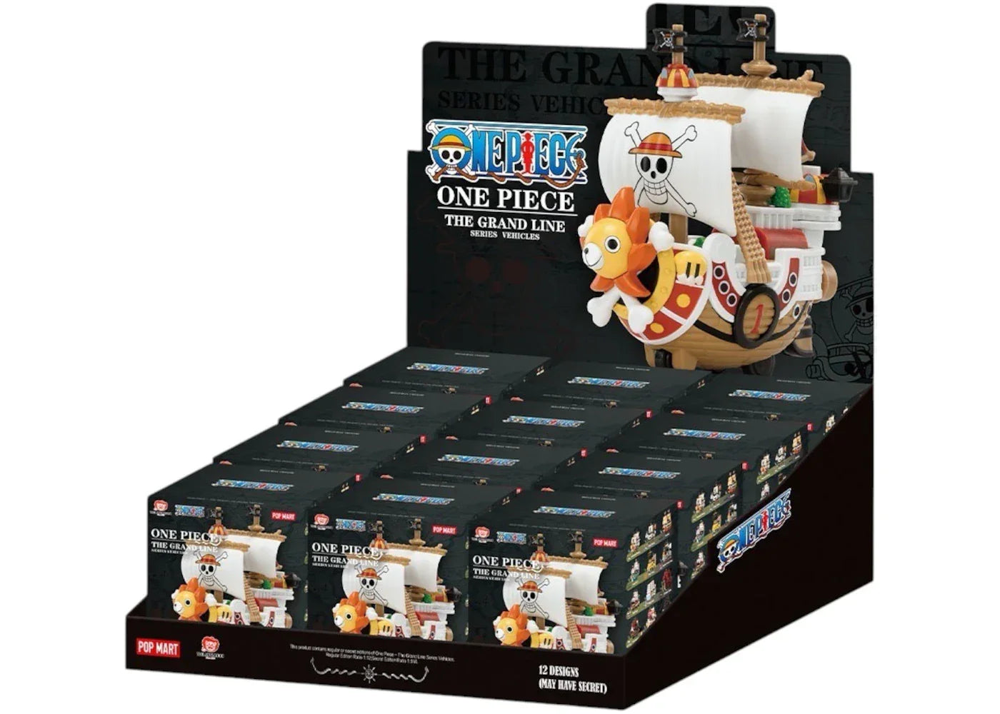 Pop Mart One Piece The Grand Line Series Vehicles Figure Sealed Case (12 Blind Box)-1