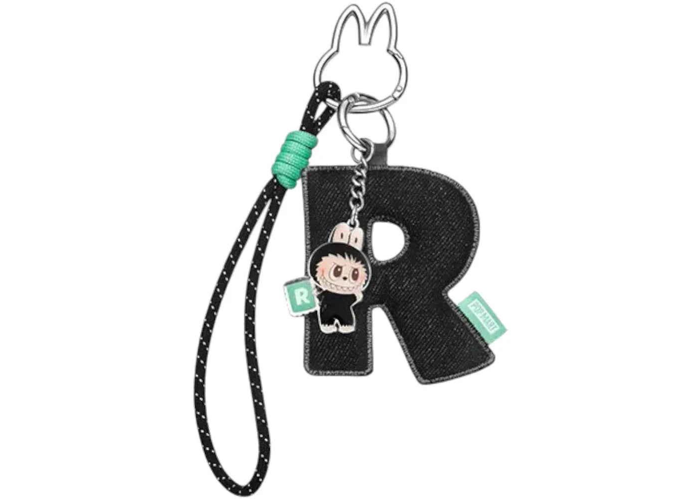 Pop Mart Labubu The Monsters Pin for Love Series "R" Letter Pendant -1
