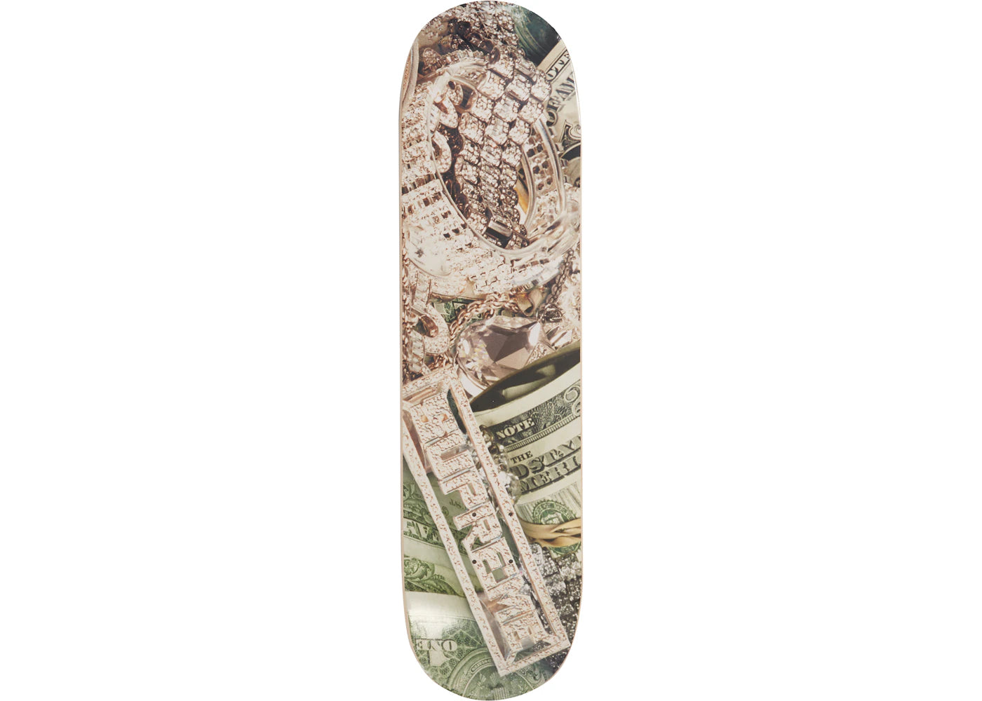 Supreme Bling Skateboard Deck Green -1