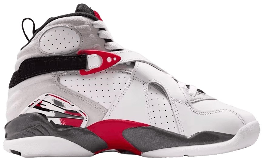 Jordan 8 Retro White True Red (2025) (GS) -1