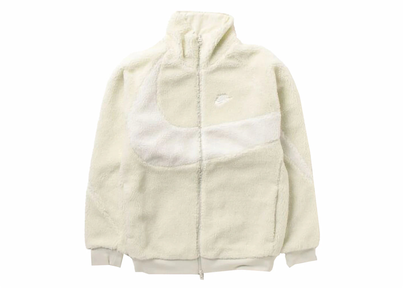 Nike Sportswear Big Swoosh Reversible Boa Jacket (Asia Sizing) Sea Glass/Sail -1