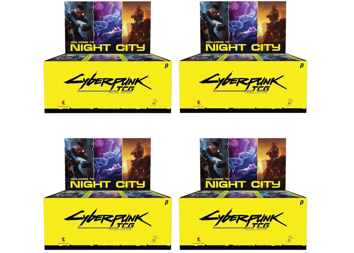 2026 Cyberpunk Welcome to Night City BETA Booster Box 4x Lot -1