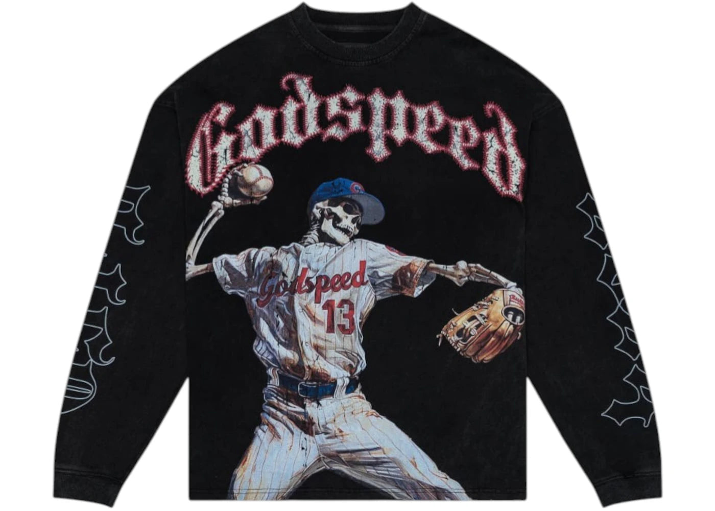Godspeed Strike Out L/S Tee Black -1