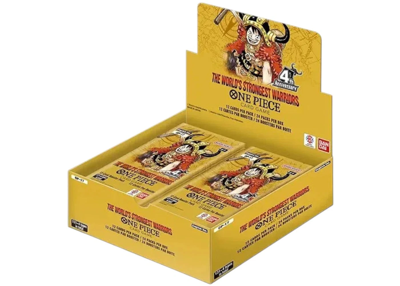 2026 Bandai One Piece Card Game The Worlds Strongest Warriors (OP-17) Booster Box -1