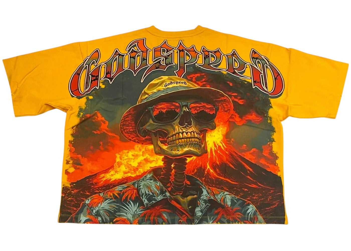 Godspeed Natural Disaster T-shirt Canary -1