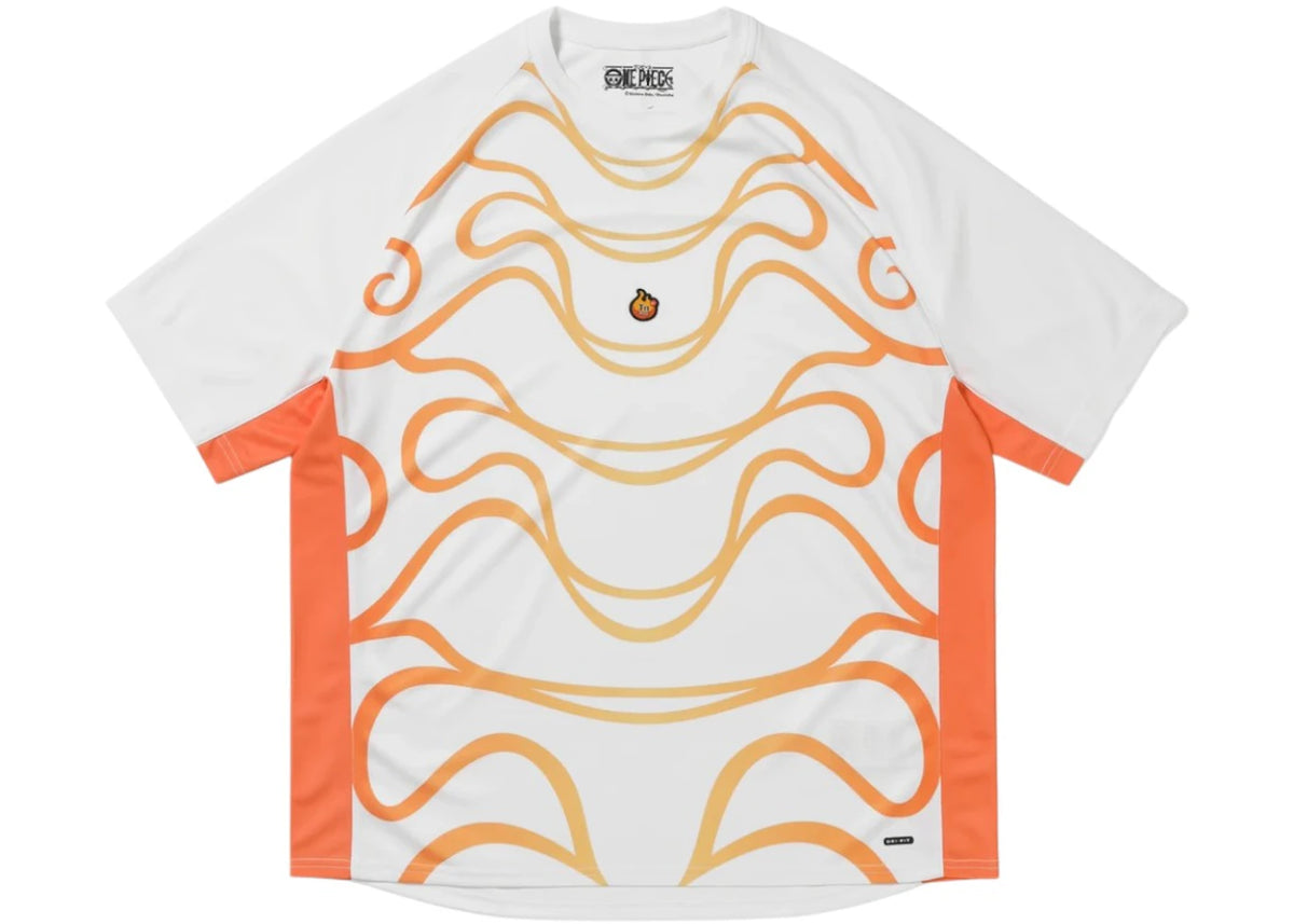 Nike x One Piece NRG S/S Jersey White/Orange Blaze/Green Charge -1