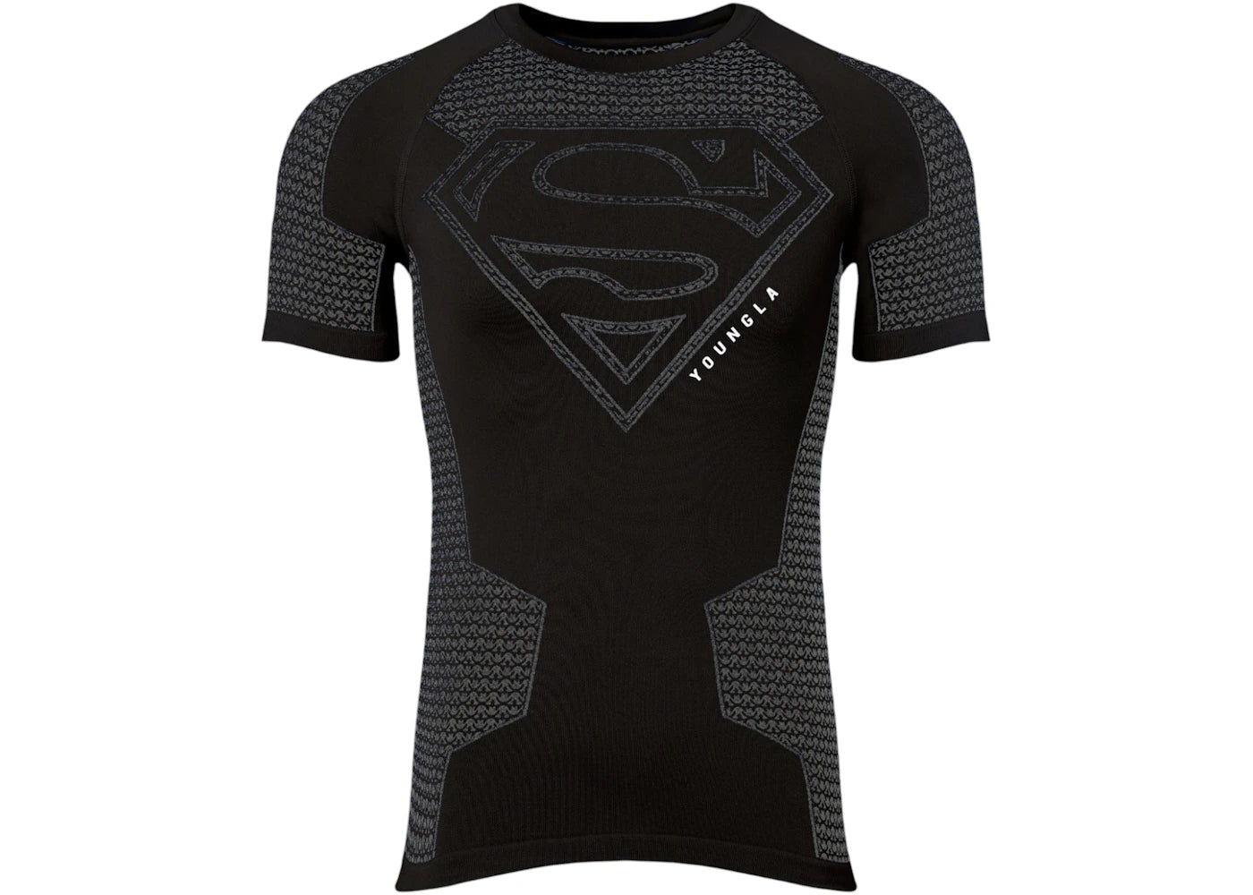 YoungLA x Superman Compression Tee Black -1