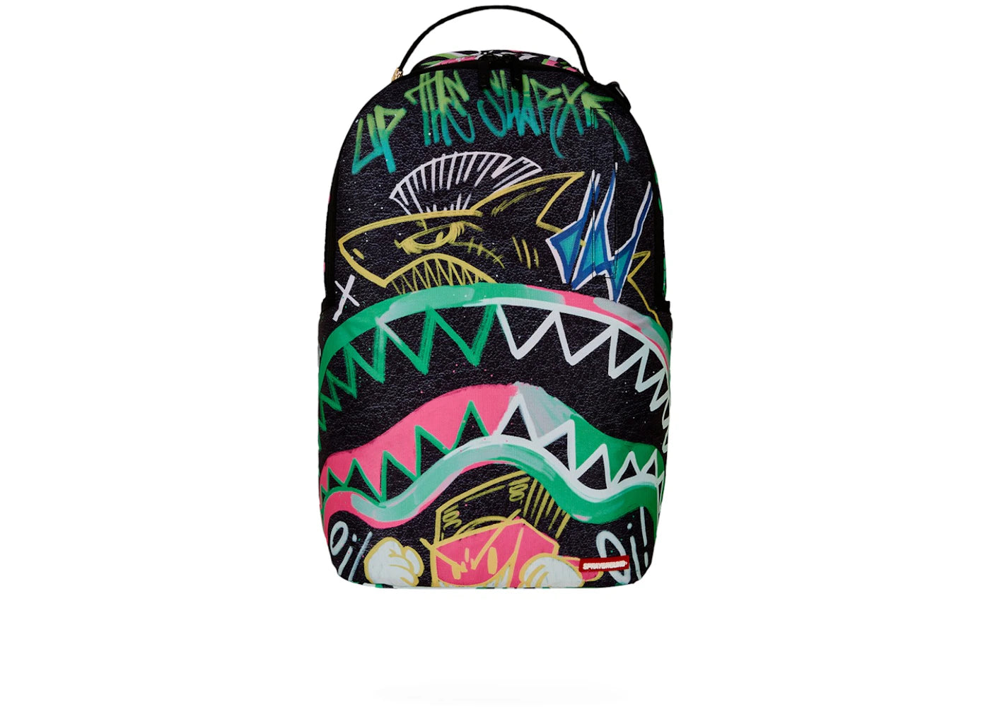Sprayground Painted Punk DLXR Backpack Black Multicolor -1