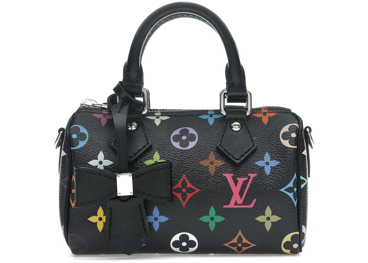 Louis Vuitton x Takashi Murakami Nano Speedy Black Multicolored -1