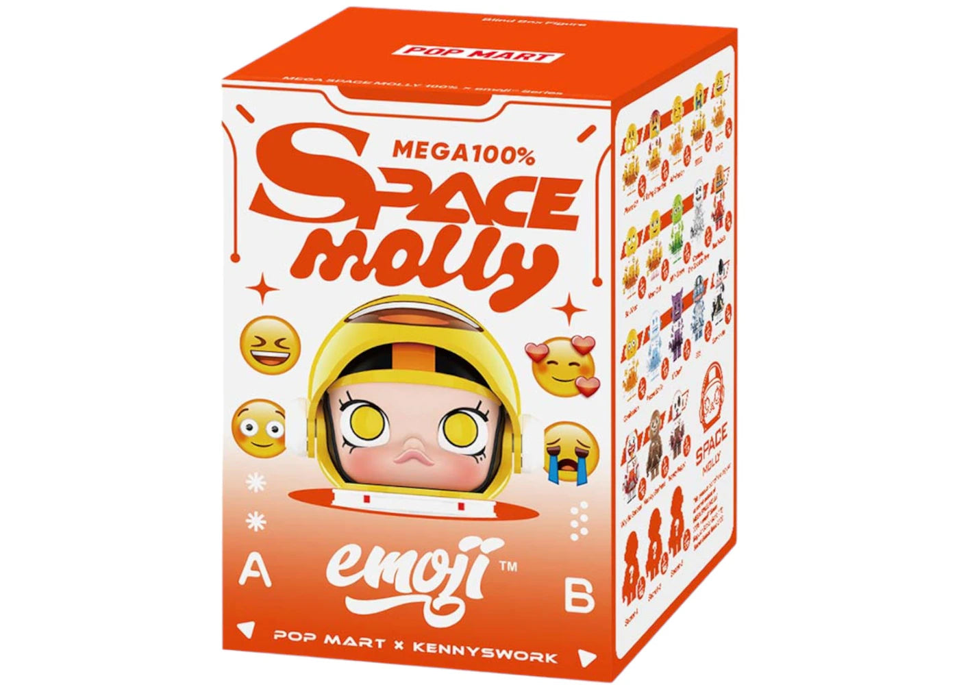 Pop Mart Mega Space Molly x emoji Series 100% Single Blind Box -1