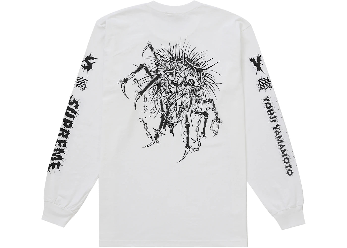 Supreme Y's by Yohji Yamamoto L/S Tee White -1