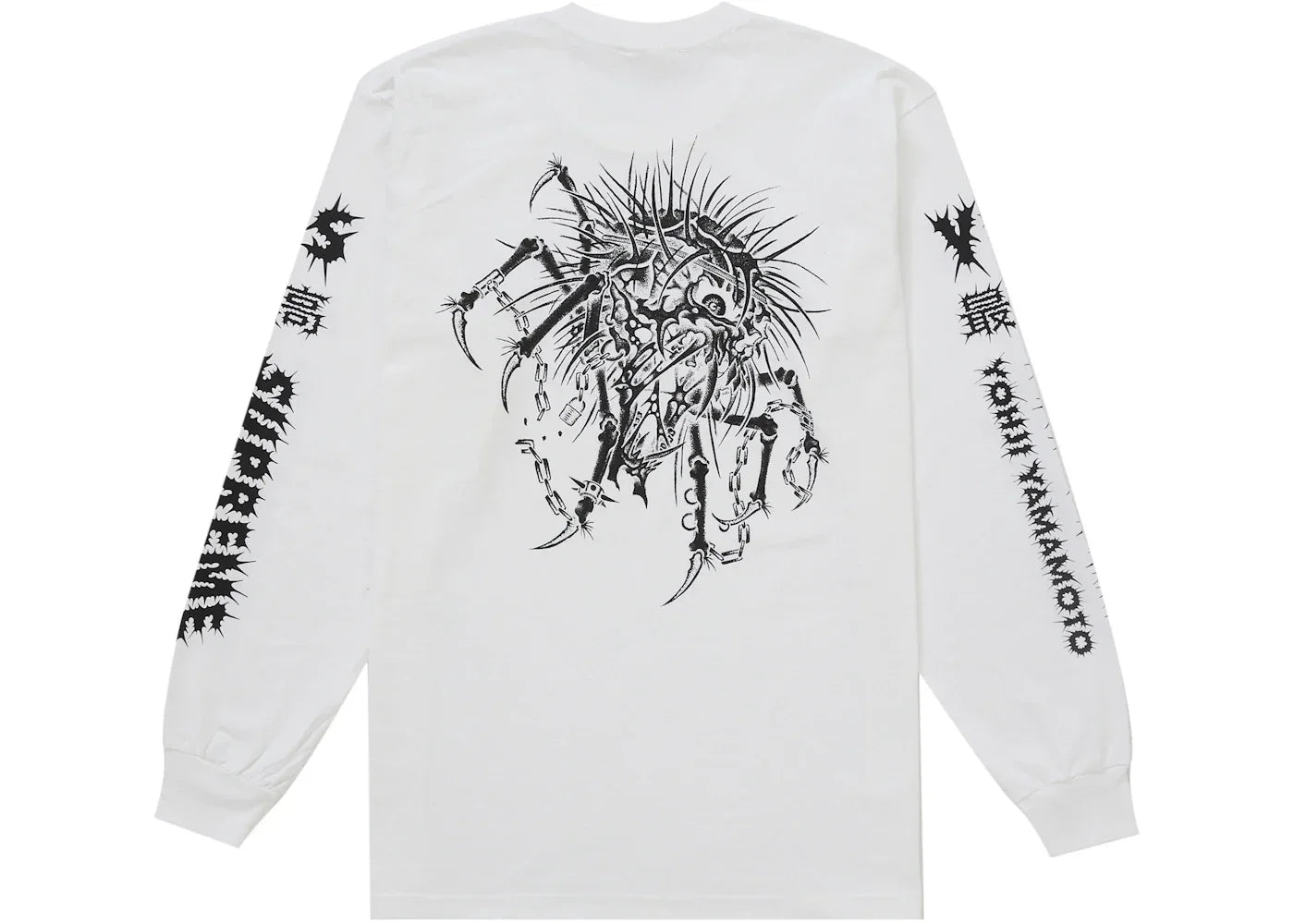 Supreme Y's by Yohji Yamamoto L/S Tee White -1