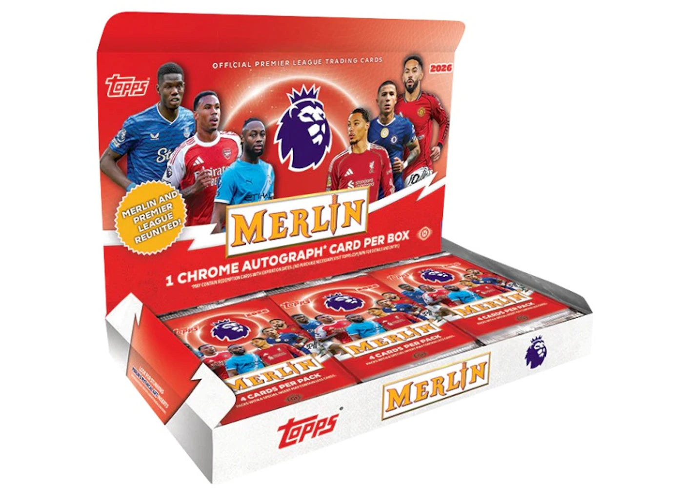 2026 Topps Merlin Premier League Hobby Box -1
