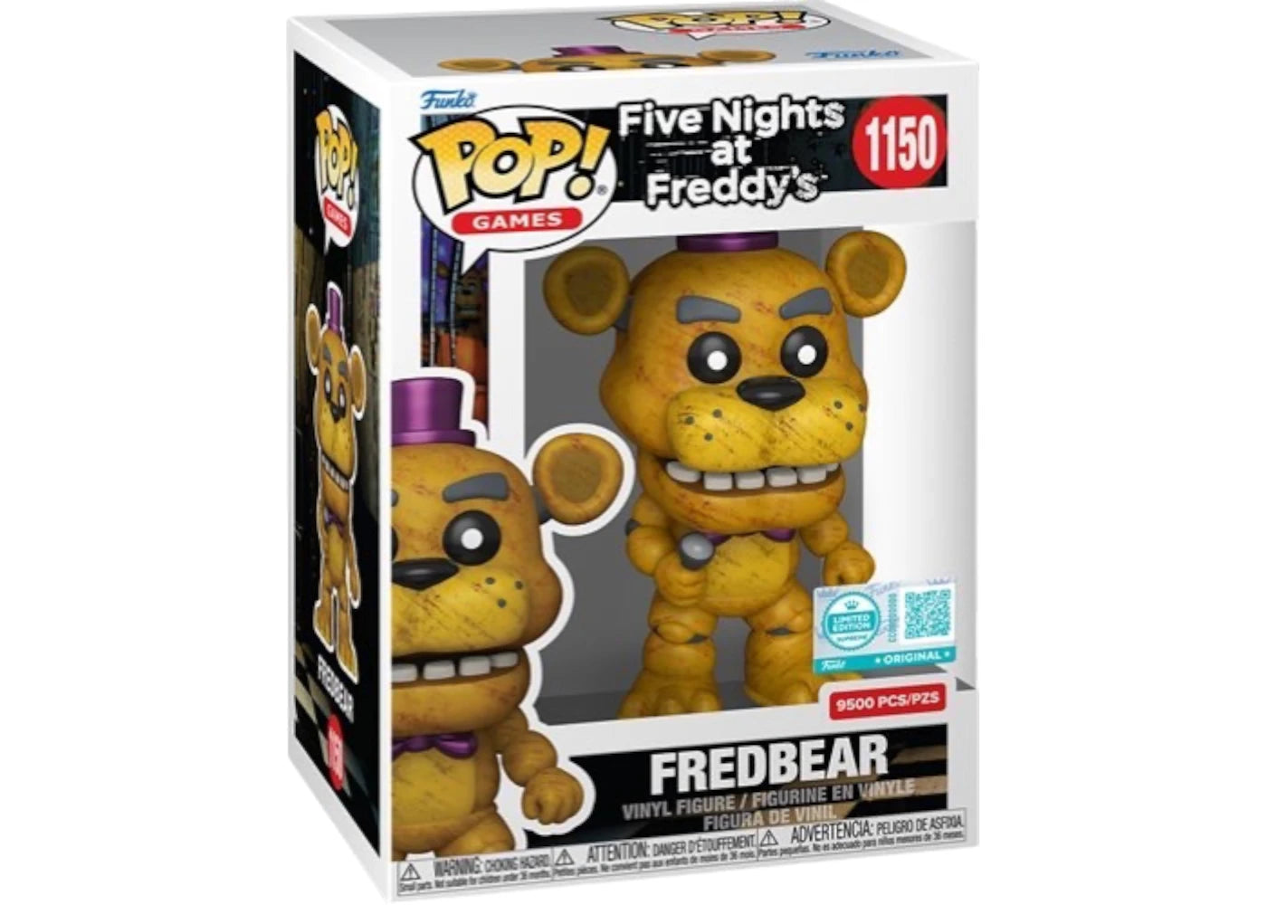 Funko Pop! Five Nights at Freddy's Fredbear Limited Edition Figure #1150 -1