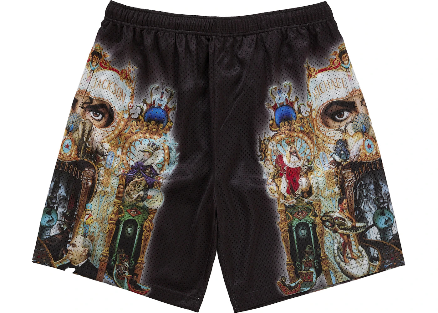 Supreme Michael Jackson Dangerous Mesh Short Black -1