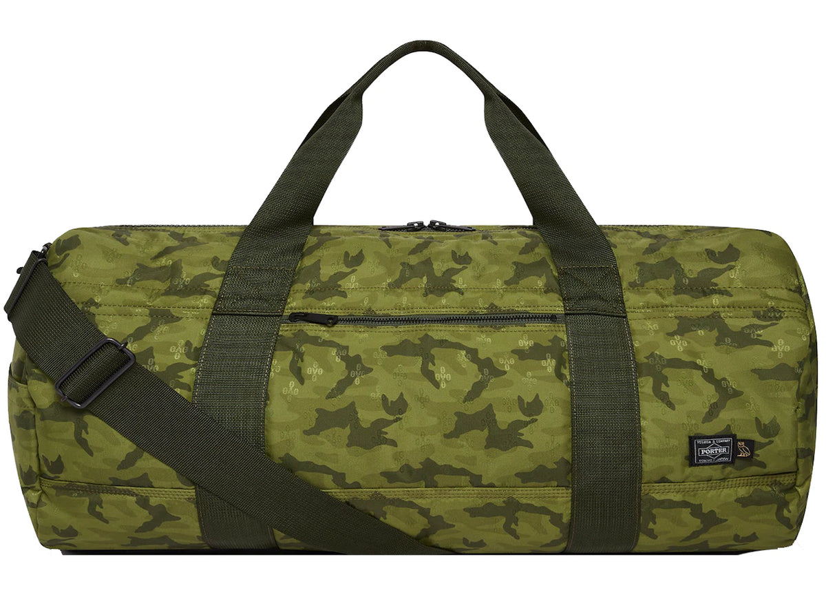 OVO x Porter 2 Way Boston Bag Green Camo -1