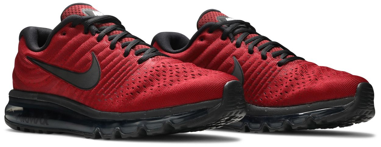 Nike Air Max 2017 Team Red Black-Pair