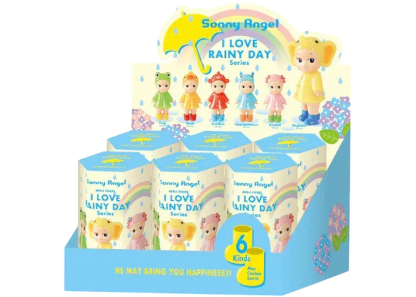 Sonny Angel I LOVE RAINY DAY Series Sealed Case (6 Blind Box)-1