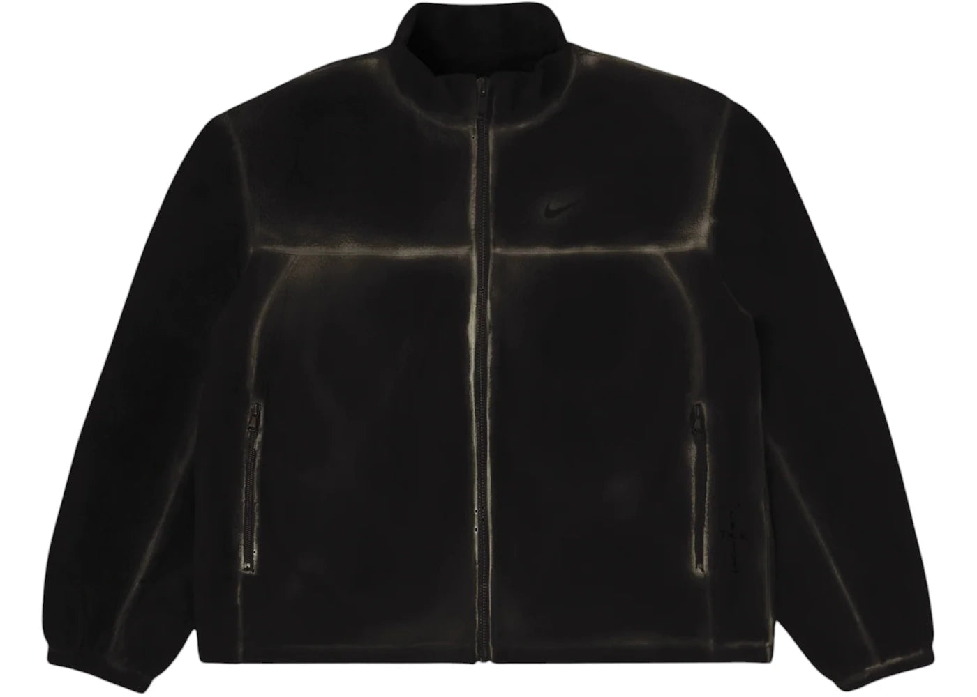 Travis Scott Cactus Jack x Fragment x Nike Fleece Zip Jacket Black -1