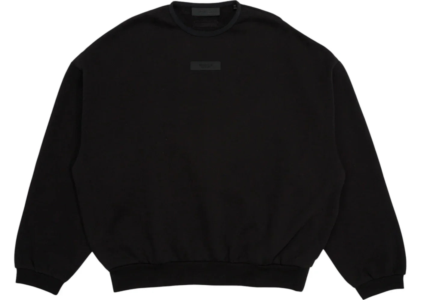 Fear of God Essentials Crewneck Sweatshirt (SS24) Jet Black -1