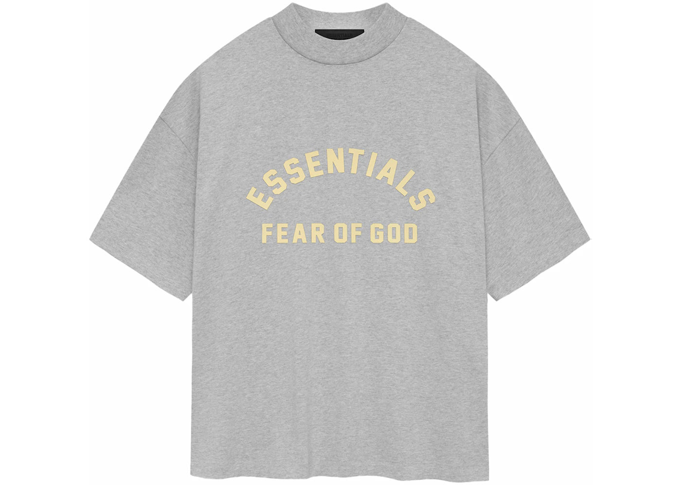 Fear of God Essentials Heavy Jersey Crewneck Tee Light Heather Grey -1