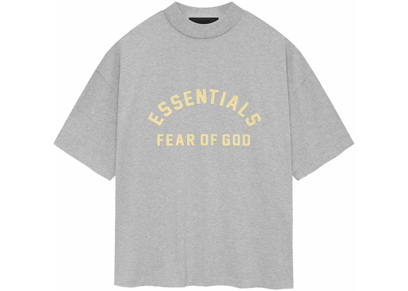 Fear of God Essentials Heavy Jersey Crewneck Tee Light Heather Grey -1