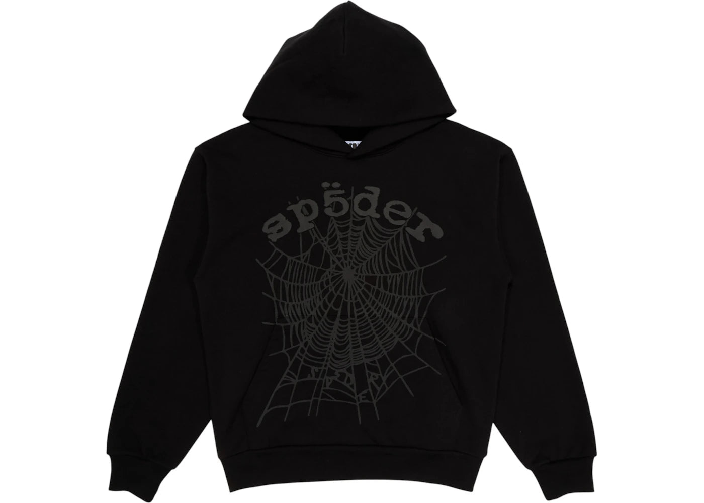 Sp5der Phantom Web Hoodie Black -1