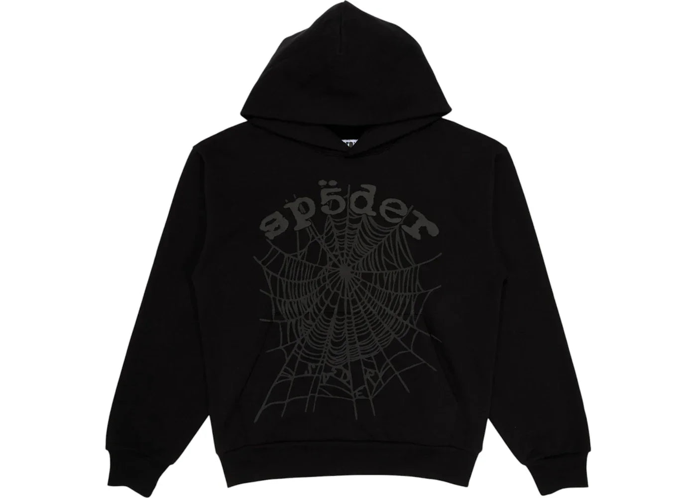 Sp5der Phantom Web Hoodie Black -1