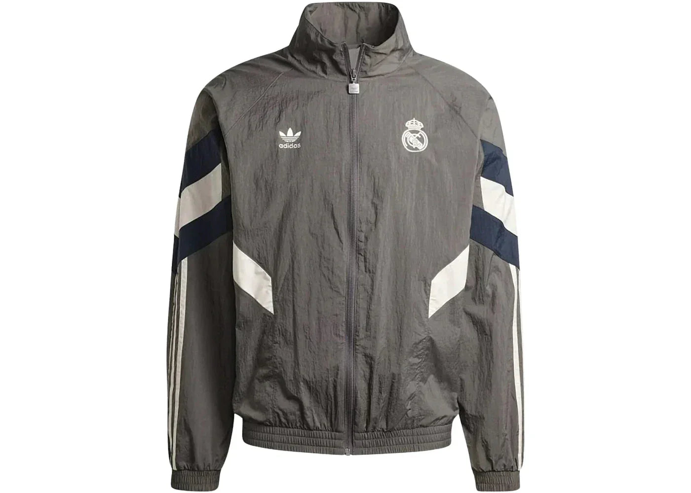 adidas Real Madrid 2024/25 Lifestyler Anthem Track Top Charcoal -1