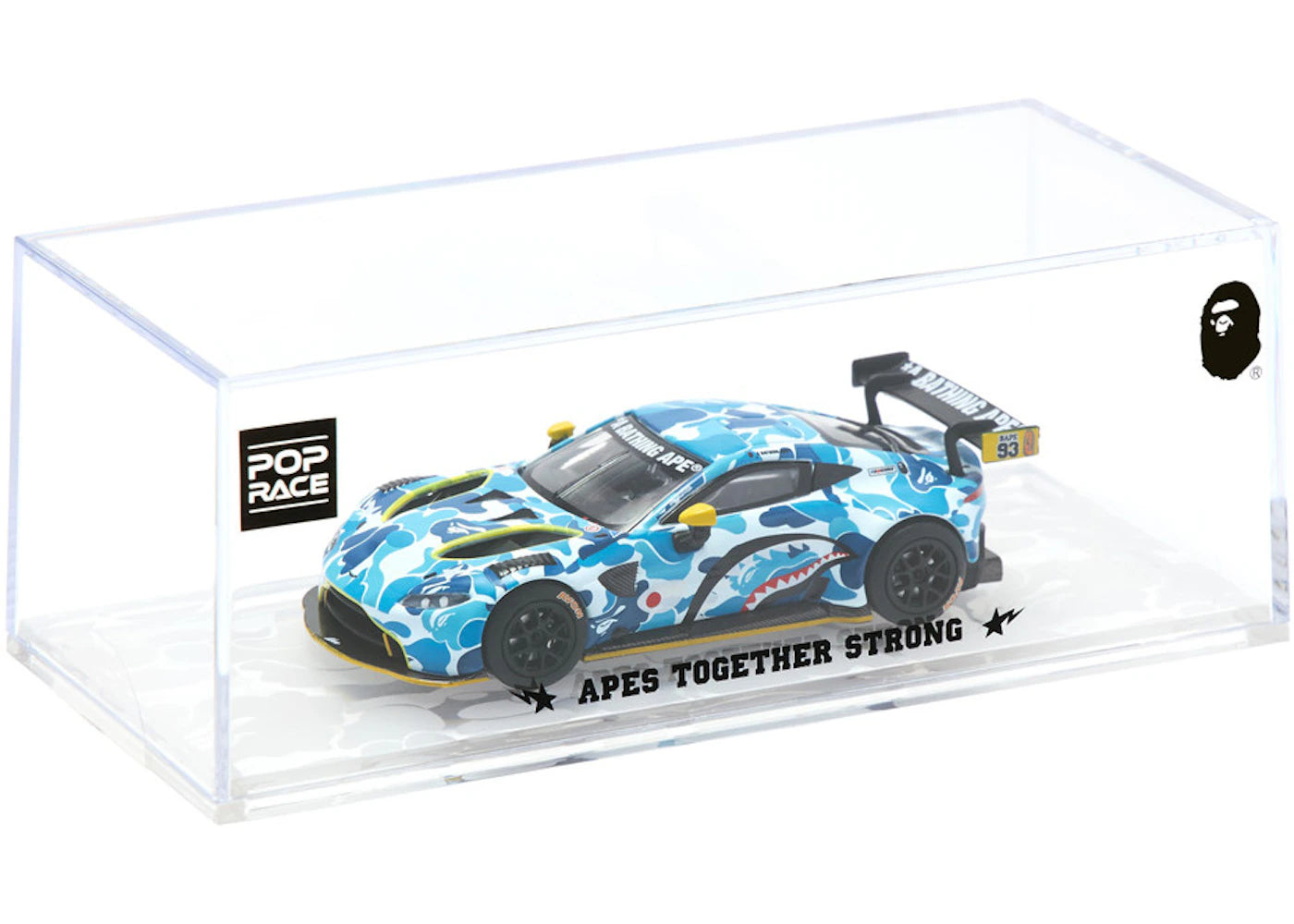 BAPE x POPRACE Aston Martin GT3 Blue -1