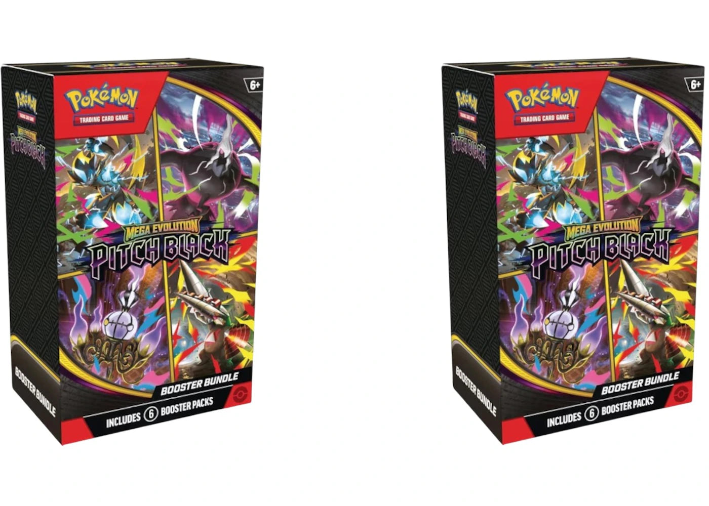 2026 Pokémon Mega Evolution Pitch Black Booster Bundle 2x Lot -1