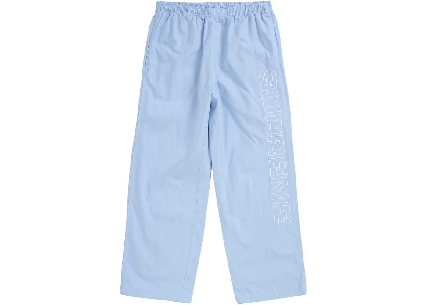 Supreme Spellout Embroidered Ripstop Track Pant Blue -1