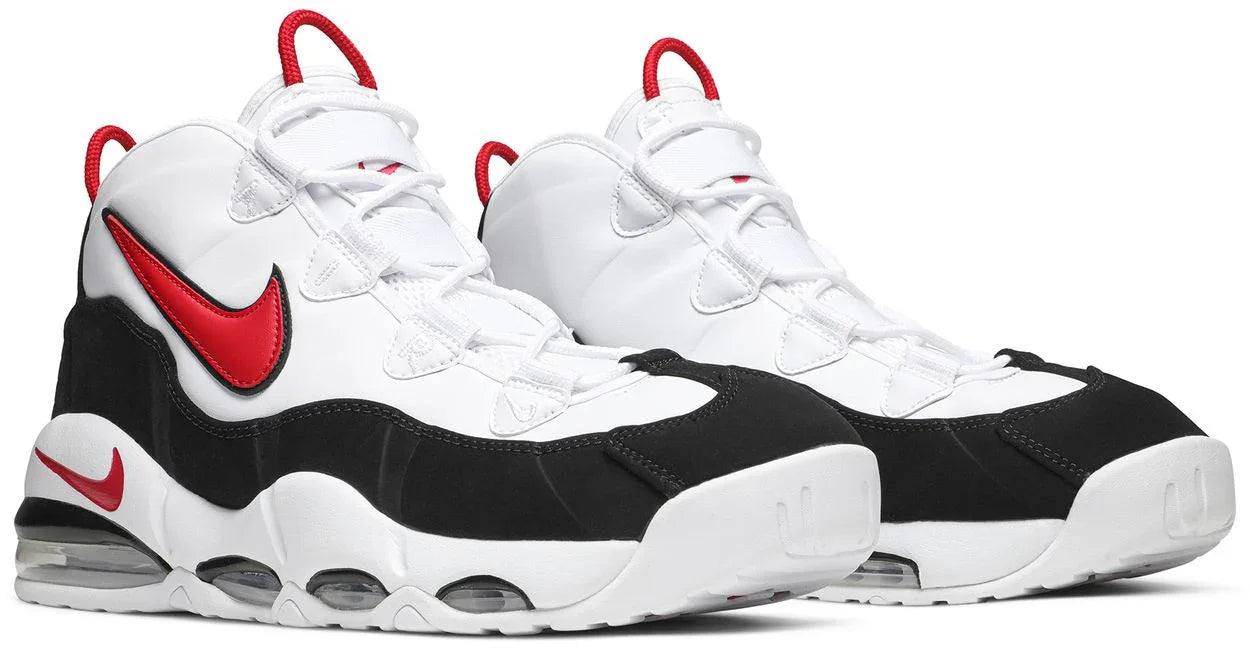 Nike Air Max Uptempo 95 White Red Black-Pair