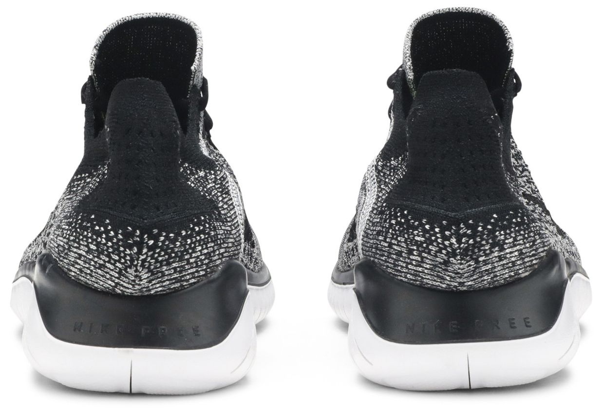 Nike Free RN Flyknit 2018 Oreo (Women's)-Back