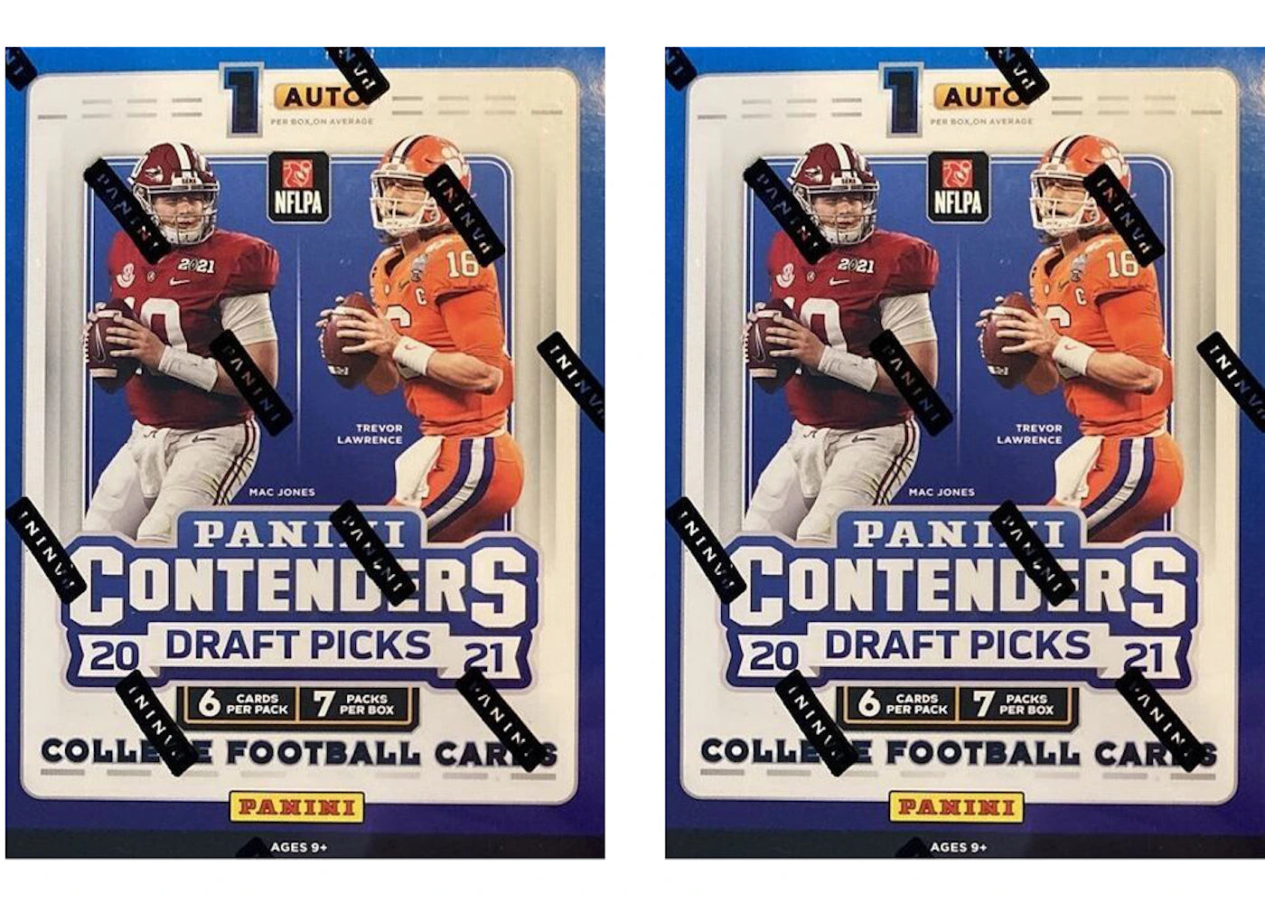 2021 Panini Contenders Draft Picks Football Blaster Box 2x Lot -1