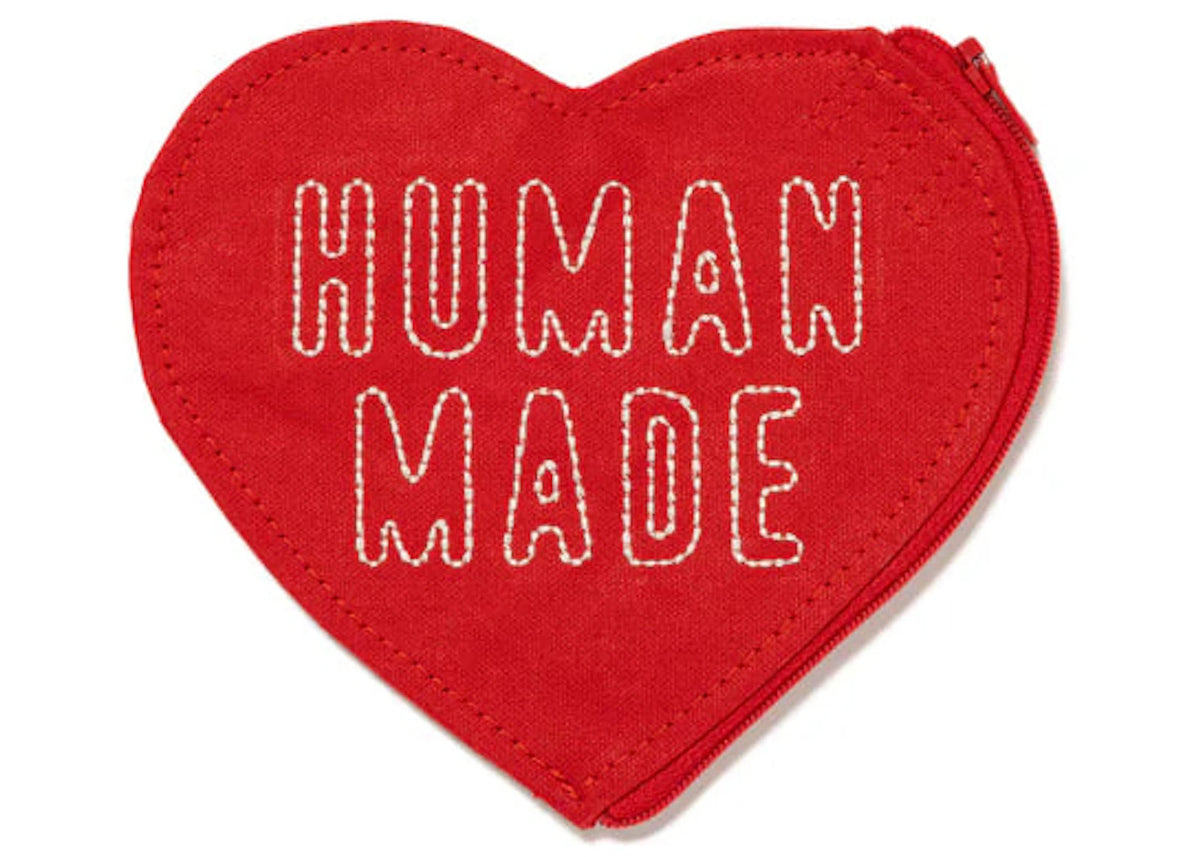 Human Made Heart Bank Pouch Red -1