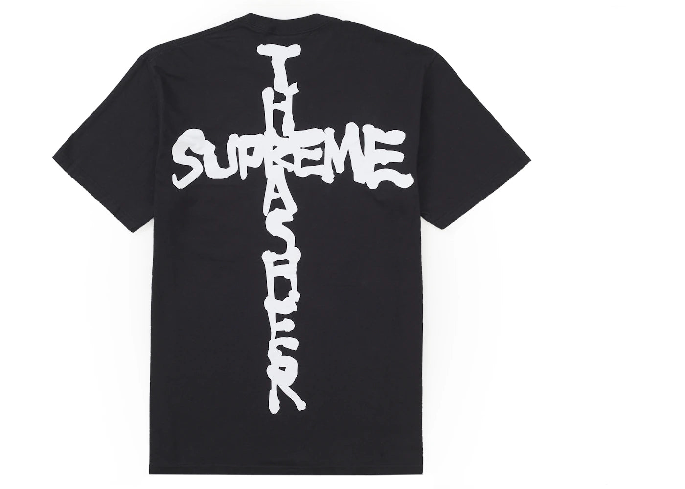 Supreme Thrasher Cross Tee Black, image size:1400x1000