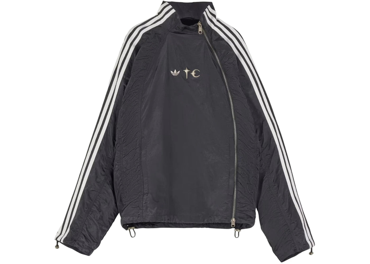 adidas x Thug Club Woven Track Top Black/Silver Metallic -1