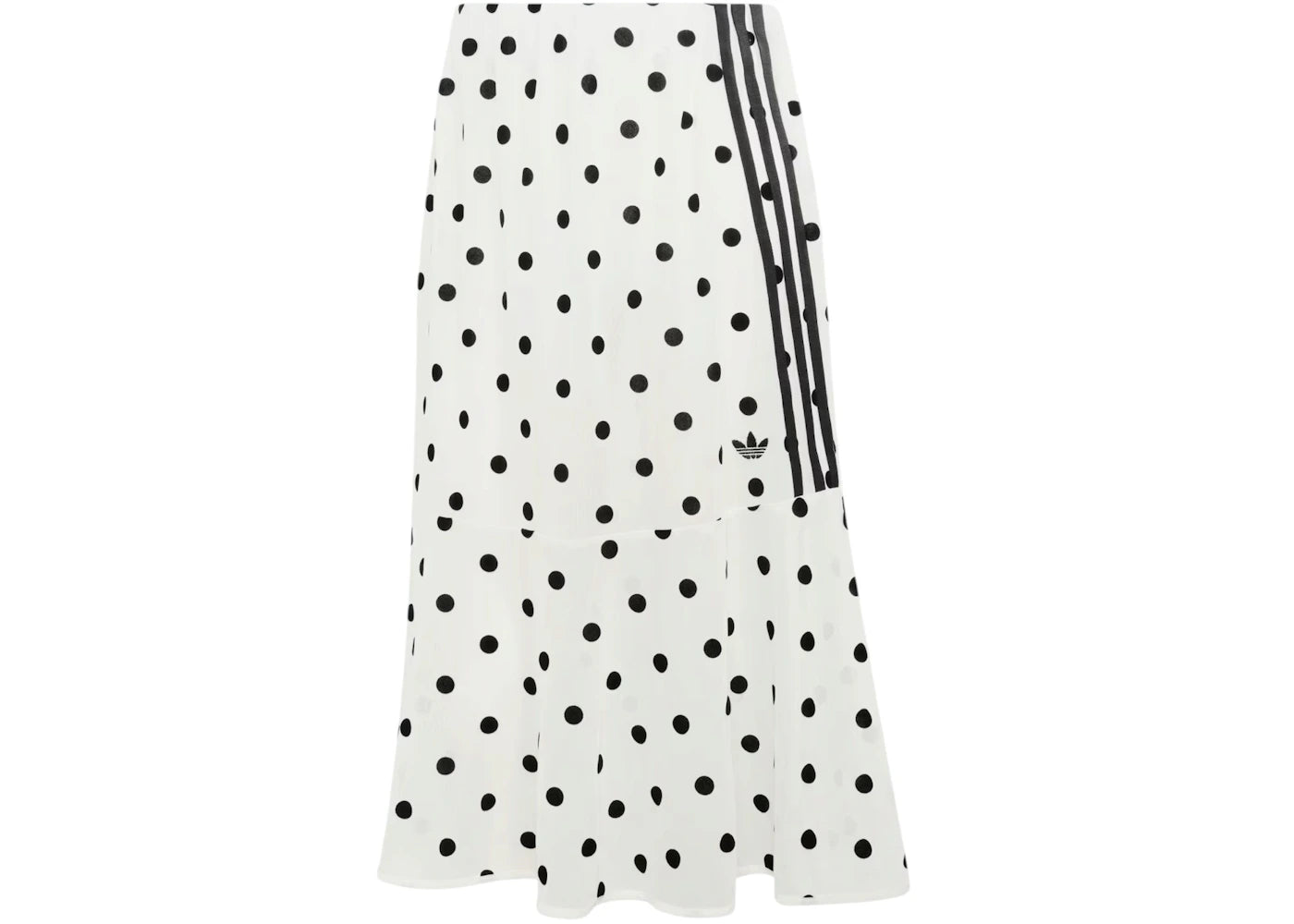 adidas Sheer Polka Dots Skirt Off White -1