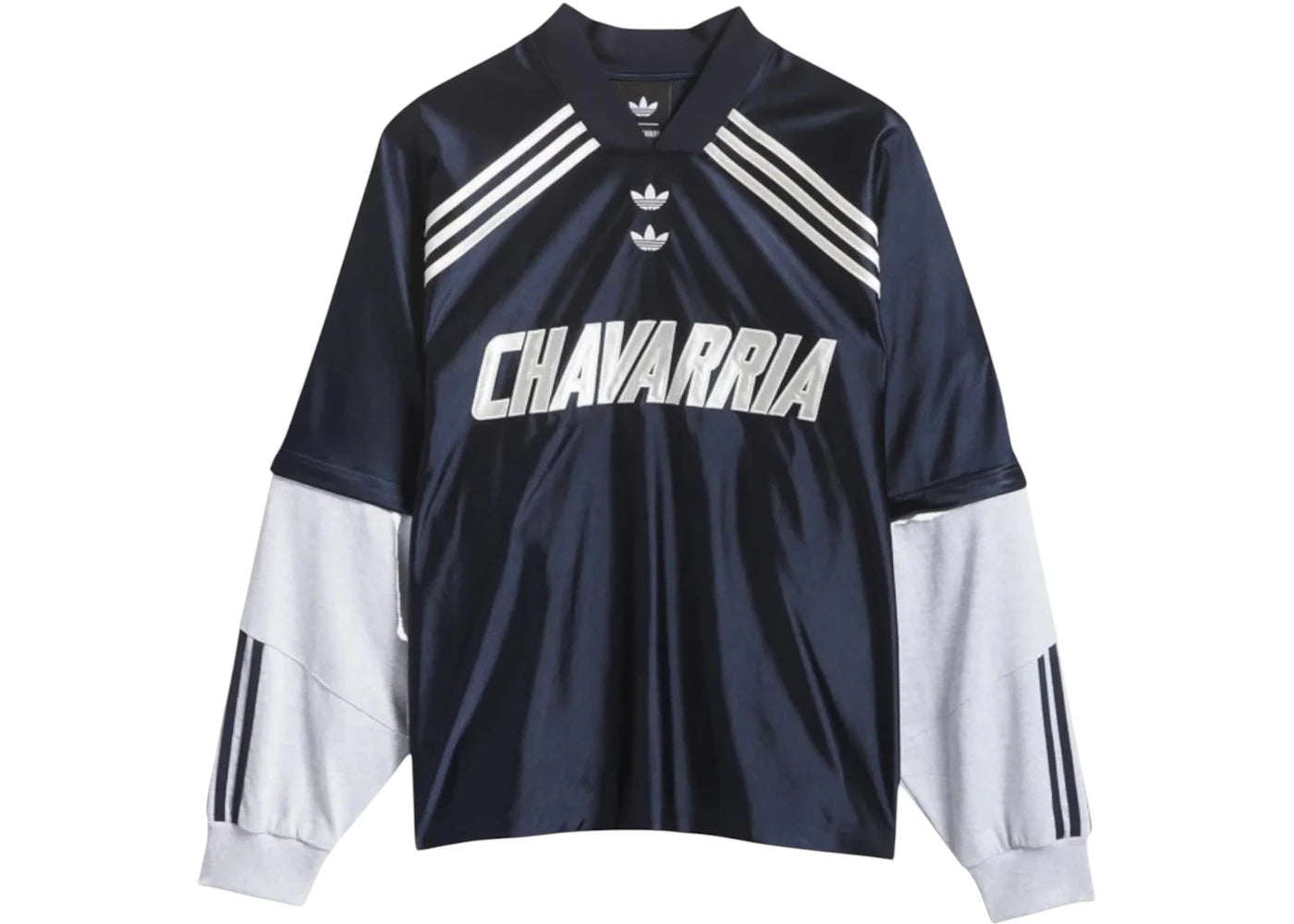 adidas x Willy Chavarria Dazzle L/S T-shirt Navy -1
