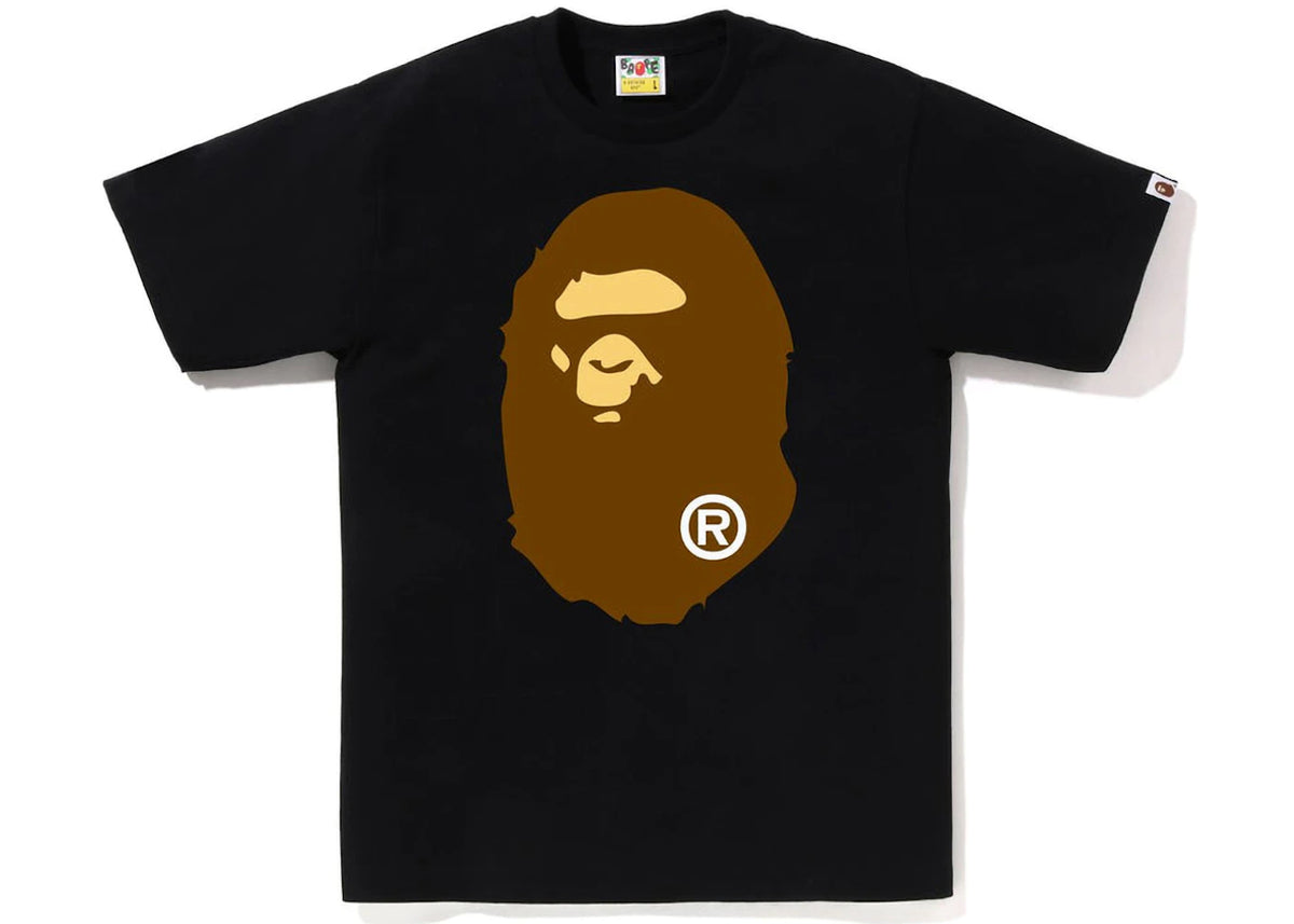 BAPE Big Ape Head Tee (SS23) Black -1